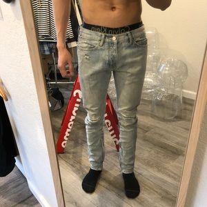 Mnml.la zipped ankles Skinny Jeans